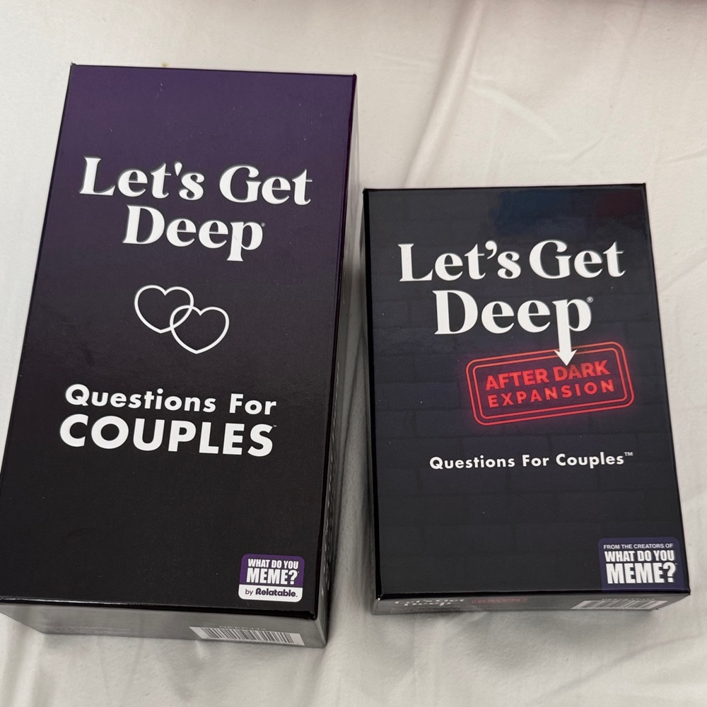 Let's Get Deep Card Game by What Do You Meme? - Black